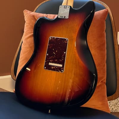 Fender American Performer Jazzmaster with Rosewood Fretboard 2018 - Present - 3-Tone Sunburst image 8