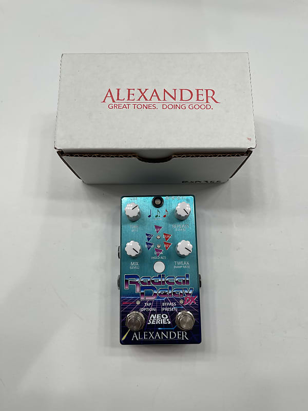 Alexander Pedals Radical Delay DX Neo Series Guitar Effect Pedal + Original Box image 1