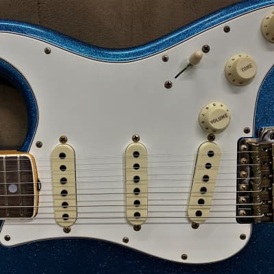 Fender Stratocaster, Limited Edition, Custom Shop, Journeyman Relic, June 2021 CS APAC Show Rebuild #73 New 1965 Aged Blue Sparkle image 11