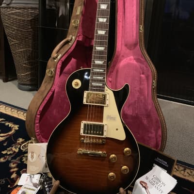 Gibson Les Paul  Custom Shop 59 Historic Specs 2018 Amber Sunset image 1