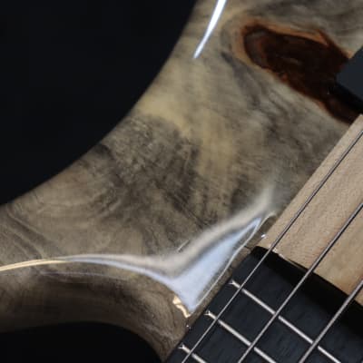 Spector USA Custom Shop NS-5XL Buckeye Burl Top 5-String Electric Bass w/Case image 13