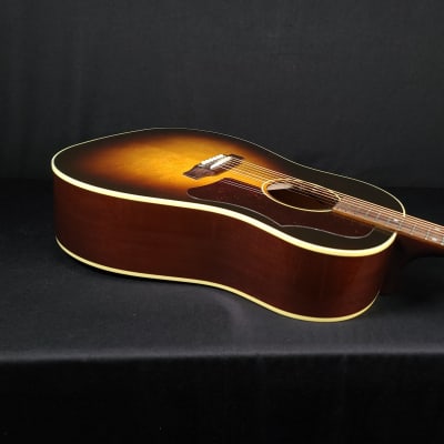 Gibson J45 50's Original Sunburst Acoustic Guitar with Pickup, Hardshell Case image 16