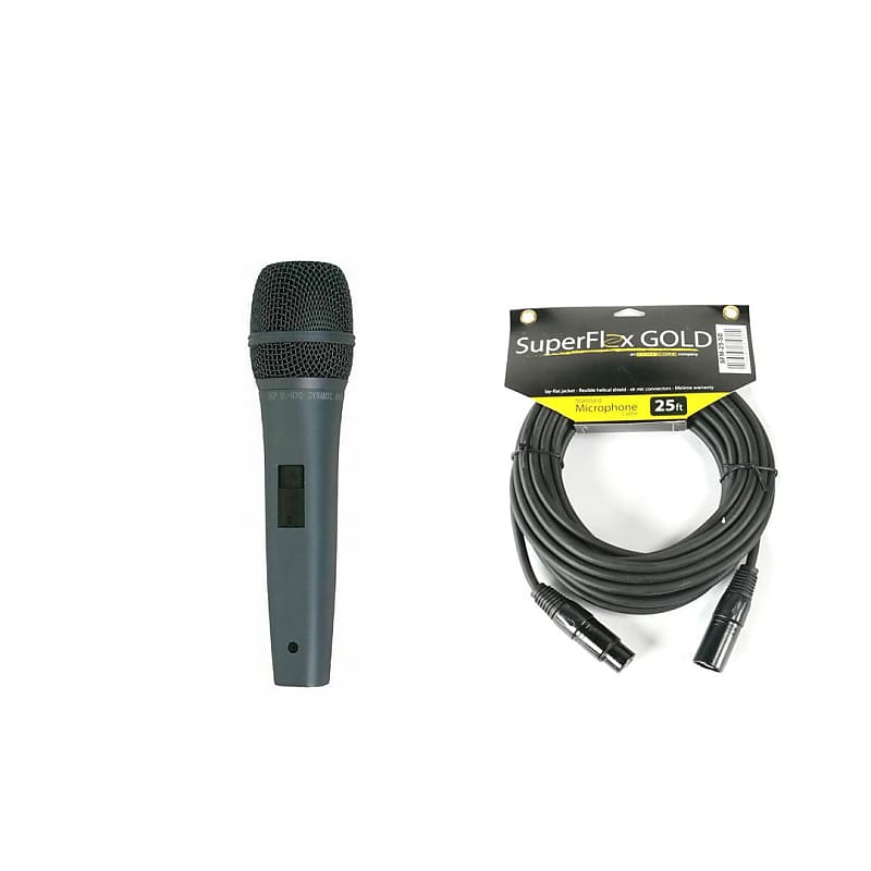 Guarda Cardioid Dynamic Vocal Microphone with 26.3ft XLR Cable, Metal  Handheld Mic Compatible Karaoke Machine/Speaker/Amp/Mixer for Karaoke  Singing, Speech, On/Off Switch (SM-3000)