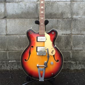RARE Elk Galaxy 1970 Sunburst Gretsch MIJ Cheaper than Electromatic with bonus vintage mojo! image 16