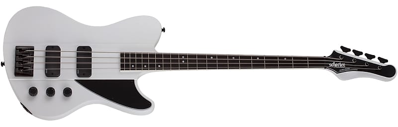 Schecter Ultra Bass Satin White (SWHT) Electric Bass Guitar B-Stock image 1