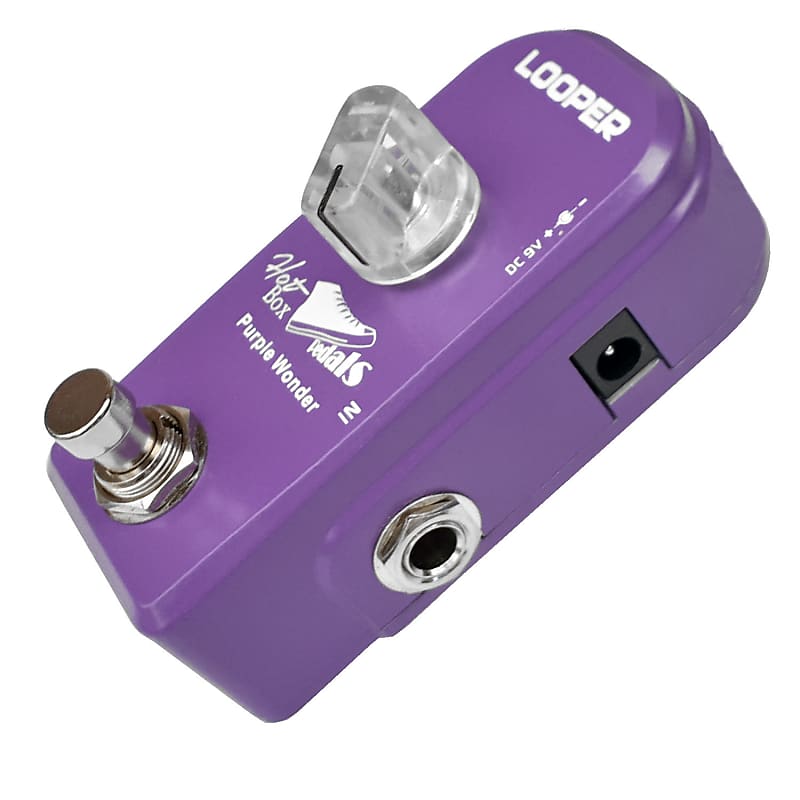 Hot Box Purple Wonder Looper HB PW-100 Mini Guitar Effect Pedal Looper  Effect