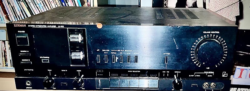 Luxman  LV-103 Vintage Hybrid Integrated Amplifier 50 Watts Black image 1