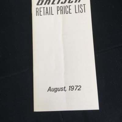 Gretsch Catalog, Price List, Order Form, Chet Atkins Promo 1972 image 10