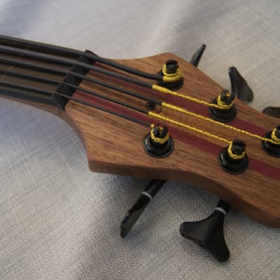 Handcrafted 5 string fretless bass. Superb tone and build quality. Made in the UK. image 9