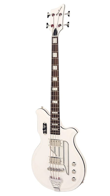Airline Map Bass Tone Chambered Mahogany Body Bolt-On Bound Maple Neck 4-String Electric Bass Guitar image 1