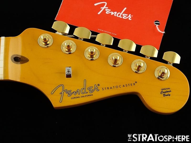 Fender American Professional II Strat NECK + "F" GOLD LOCKING Reverb