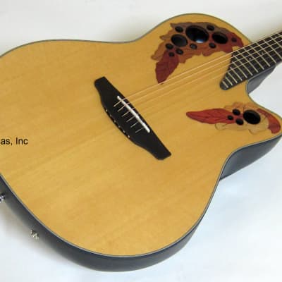 Ovation Celebrity Elite Acoustic-Electric Guitar - Natural image 2