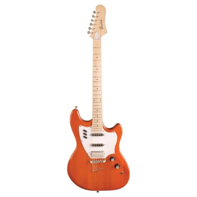 Guild Surfliner Electric Guitar, (Sunset Orange) image 3