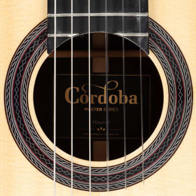 Cordoba Hauser Master Series Classical Acoustic Guitar, Engleman Spruce Top image 7