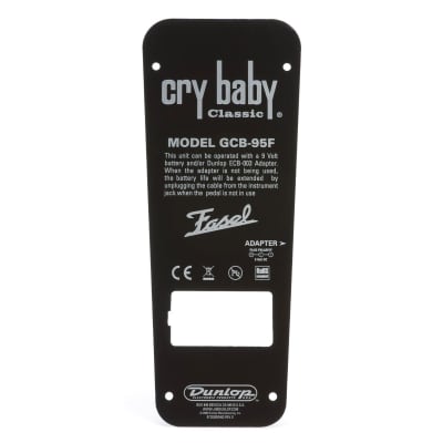 Dunlop GCB95F Cry Baby Classic Fasel Inductor Wah Pedal image 4