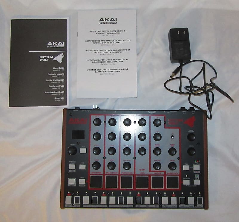 Akai Rhythm Wolf Analog Drum Machine and Bass Synthesizer