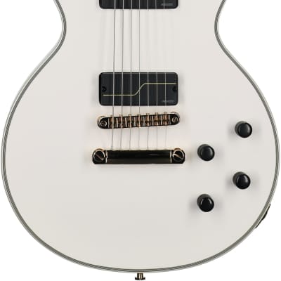 Epiphone Matt Heafy Les Paul Custom Origins Electric Guitar, 7-String (with Case), Bone White image 5