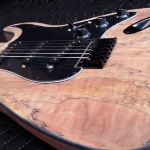 Custom Build Spalted Maple ST Tribute - Buck Naked Series image 6