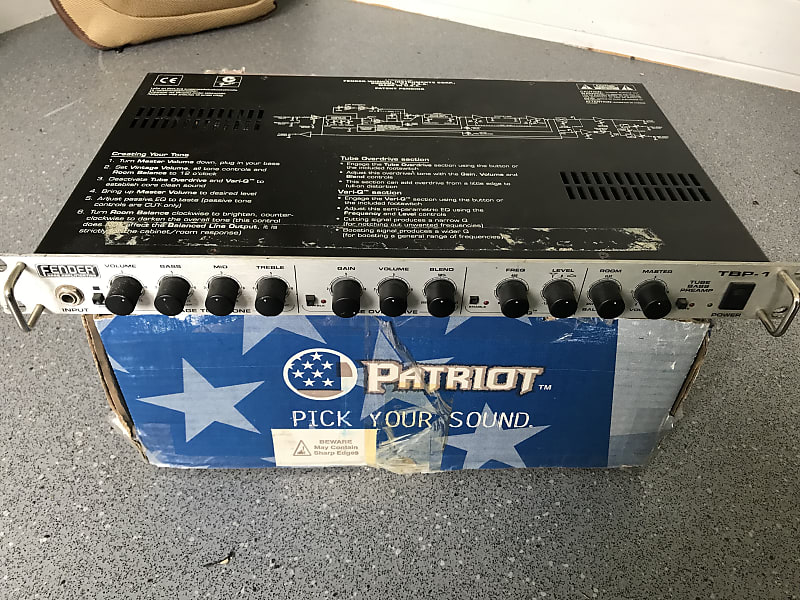 Fender TBP1 Tube Bass Preamp 2000s Grey Reverb UK