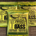 3 Sets of Ernie Ball 2832 Regular Slinky Round Wound Electric Bass Strings