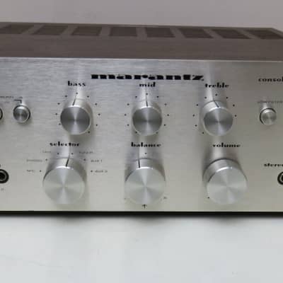 MARANTZ 1060 CHAMPAGNE FACE INTEGRATED AMPLIFIER SERVICED FULLY RECAPPED +MANUAL image 2