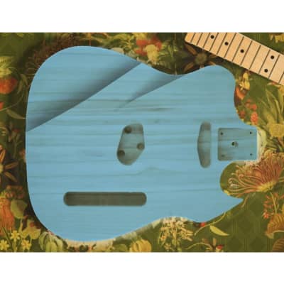 MJT Telecaster Body Sonic Blue MJT Stratocaster Faded Sonic Blue