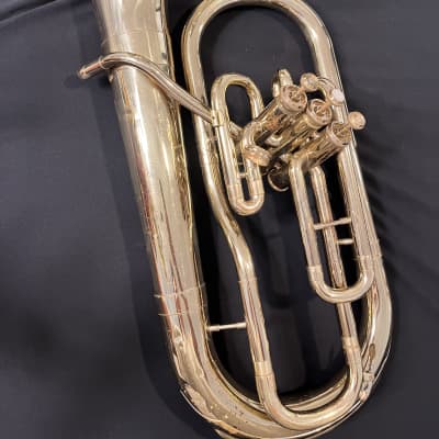 Yamaha YEP-211 Standard Bell Front Euphonium 2010s - Lacquered Brass |  Reverb