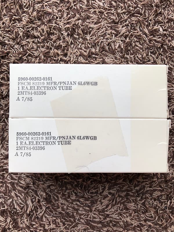 Philips ECG 6L6WGB JAN 出力管　4本セット Philips ECG 6L6WGB JAN 出力管4本セット
