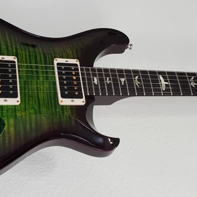 2020 PRS Custom 22 10-Top Emerald Smokewrap Burst Paul Reed Smith Core Electric Guitar image 4