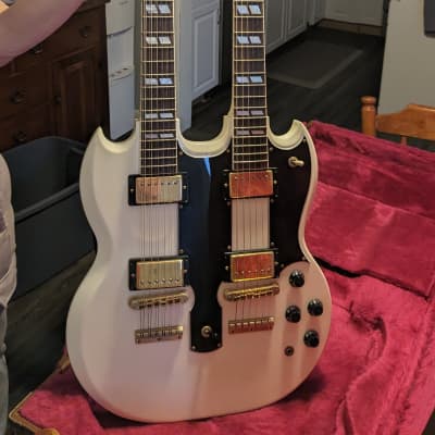 Gibson Custom Shop EDS-1275 Doubleneck (Aged) 2015 - 2016 - Lightly Aged Classic White for sale