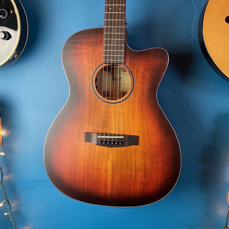 Cort Acoustic Electric Guitar Cutaway CoreOC ABW OPLB Reverb