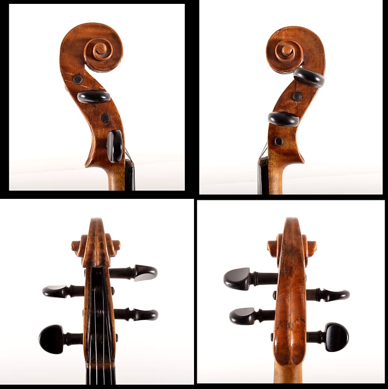 Vintage Bohemian 4/4 Violin - No Label + Original Hard Case
