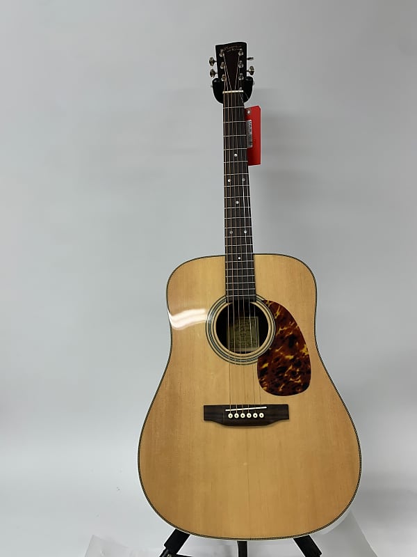 Recording King RD-328 Deluxe Dreadnought Natural | Reverb