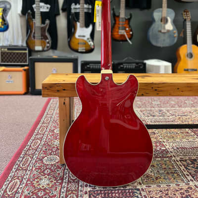 Ibanez Ibanez AS73TCD Semi-Hollowbody Electric Guitar - Transparent Cherry Red image 4