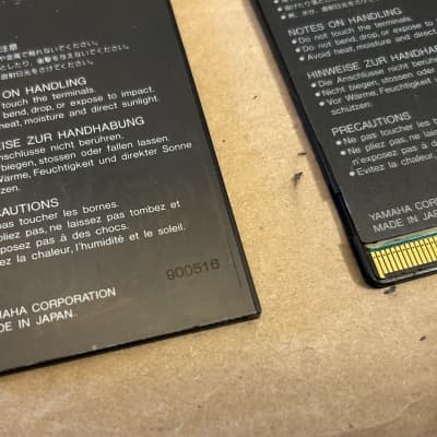 Yamaha S7701 SAX 1 Card Set Waveform & Voice Data SY/TG77 1990 image 4