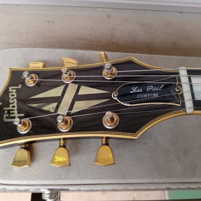 Vintage 1979 Left-Handed Gibson Les Paul Custom Electric Guitar w/ Modern, Nice TKL Hardshell Case! Rare, Original Lefty! image 8