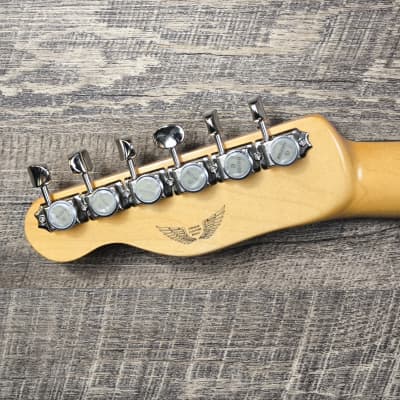 MyDream Partcaster Custom Built - Relic Sonic Blue Bigsby P90 image 8