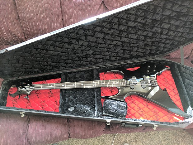B.C. Rich Beast NT Bass Guitar with Coffin Case Onyx | Reverb