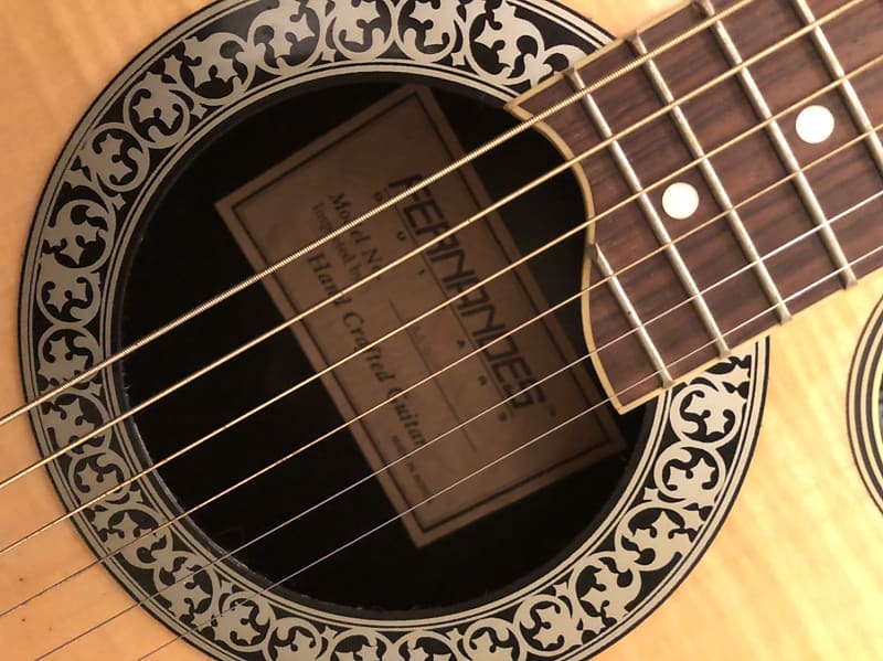 Fernandes FAA500E 90's Natural Electric Acoustic Mini Jumbo