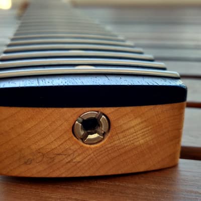 Musikraft Maple/Rosewood Stratocaster Neck Oil Finish 1957 V-Shape, Vintage Compound Radius, SS Frets image 16