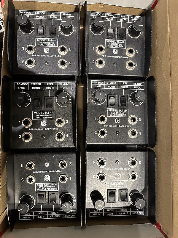 ProCo HJ4P 4channel Headphone Junction Box Reverb