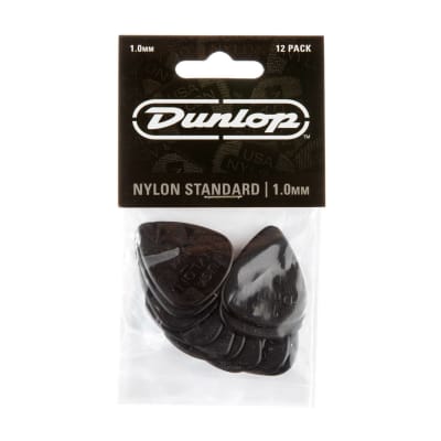 Dunlop Nylon Standard Picks 1.0MM - 12-Pack image 1