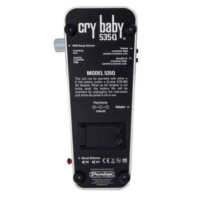 Dunlop 535Q-C Cry Baby Multi-Wah Guitar Effects Pedal, Chrome image 4