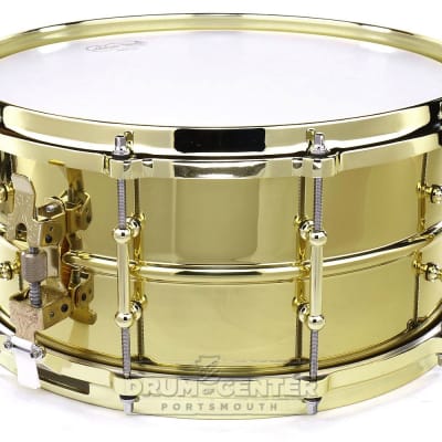 *SOLD OUT * Ludwig Supraphonic "Brass Beauty" Snare Drum 14x6.5 - DCP Exclusive! image 2