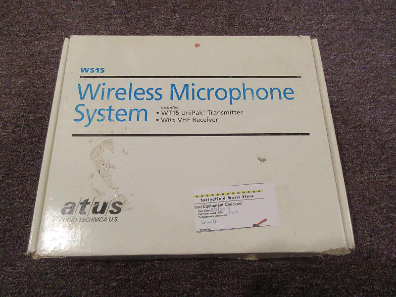 Audio-Technica W515 Wireless Instrument System New Old Stock image 1