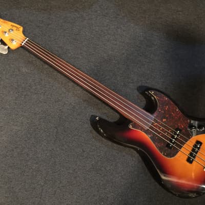 Fender JB-62 FL Fretless Jazz Bass Reissue MIJ | Reverb