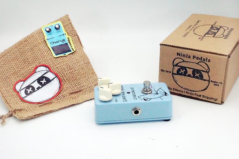 ギター NINEVOLT PEDALS  SURFING BEAR OVERDRIVE Animals Pedals SURFING-BEAR-OVERDRIVE Overdrive Pedal