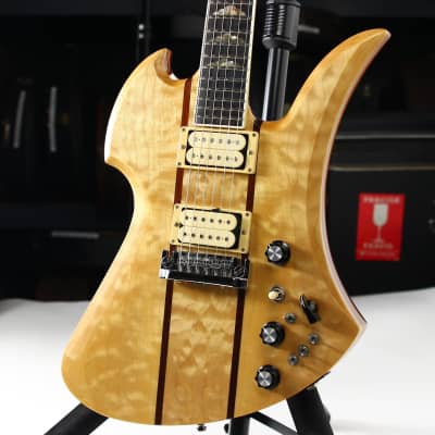 1999 BC Rich USA Mockingbird Supreme Deluxe Electric Guitar | Quilted Maple Top, Bernie Rico Signed, Mahogany Body/Neck, Active Electronics! image 4