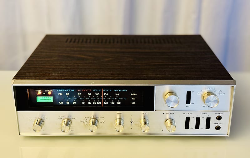 Vintage Lafayette ⭐ LR-1500TA Solid State AM/FM Receiver- Serviced + Cleaned  			
