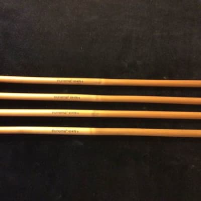Rohema Percussion - Percussion Mallets Soft Rubber 25MM Ball (Made in Germany) Bamboo Handle 2 Pairs image 1
